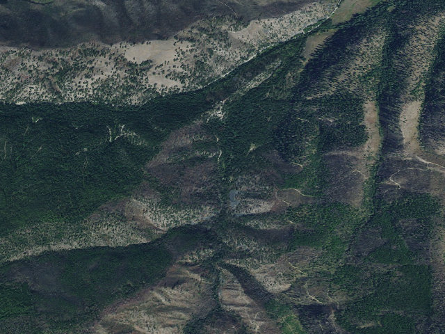 Aerial image of South Fk Lolo Creek Th