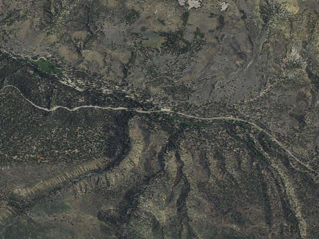 Aerial image of South Fork Campground