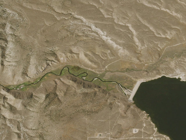 Aerial image of South Fork Canyon Special Recreation Management  Area
