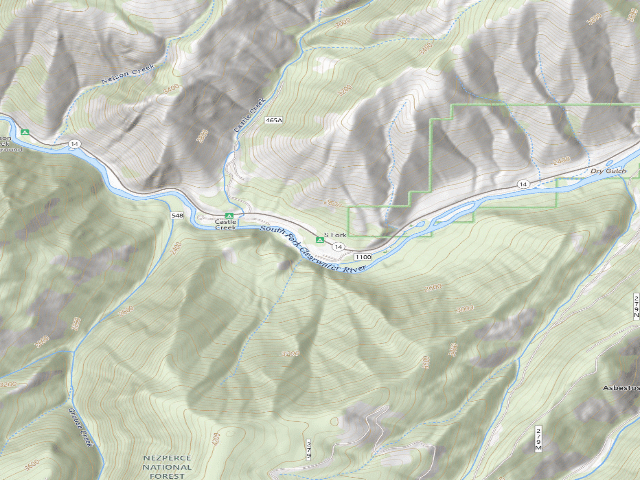 USGS topographic map of South Fork