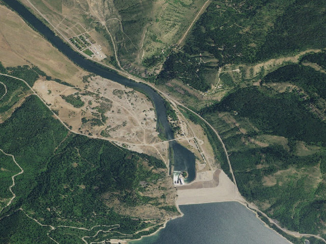 Aerial image of South Fork Of The Snake