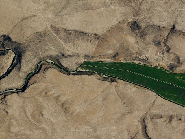 Aerial image of South Fork Owyhee River Recreation Area