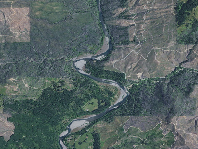 Aerial image of South Fork Upper
