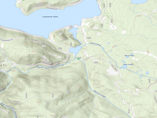 USGS topographic map of South Fork