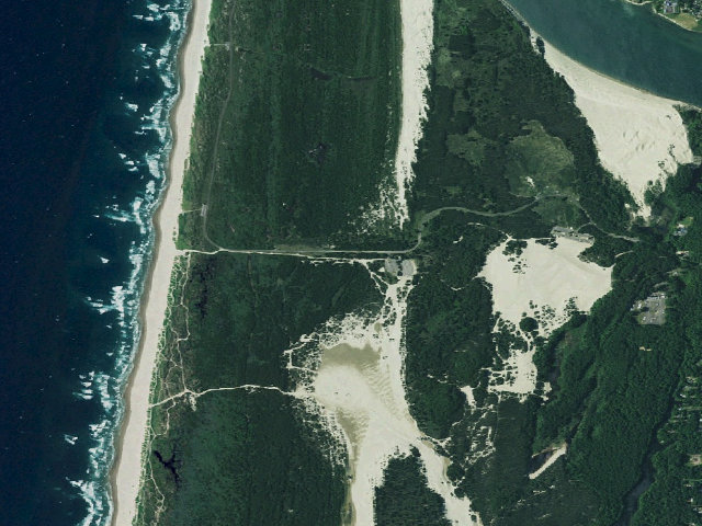 Aerial image of South Jetty Sand Camping site 1