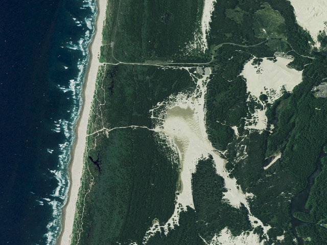 Aerial image of South Jetty Sand Camping site 10