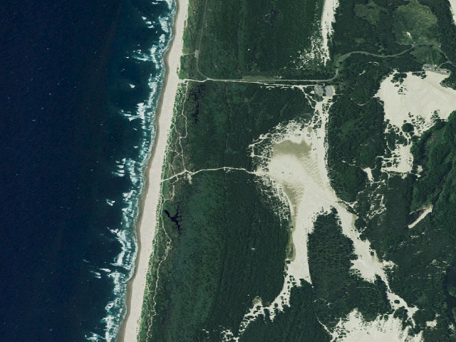 Aerial image of South Jetty Sand Camping site 11