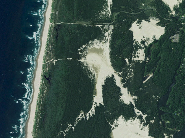 Aerial image of South Jetty Sand Camping site 12