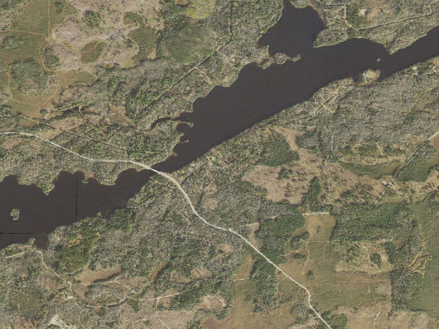 Aerial image of South Kawishiwi Campground