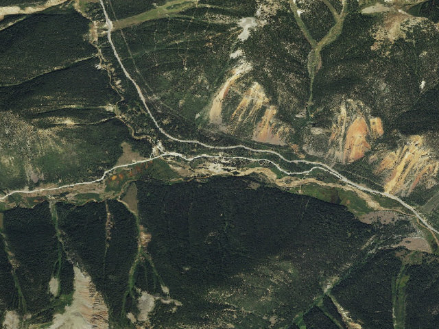 Aerial image of South Mineral Dispersed Area