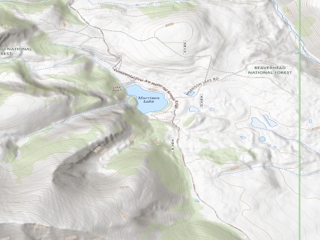 USGS topographic map of South Ridge