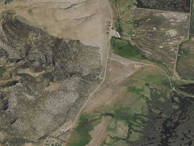 Aerial image of South Ruby Campground