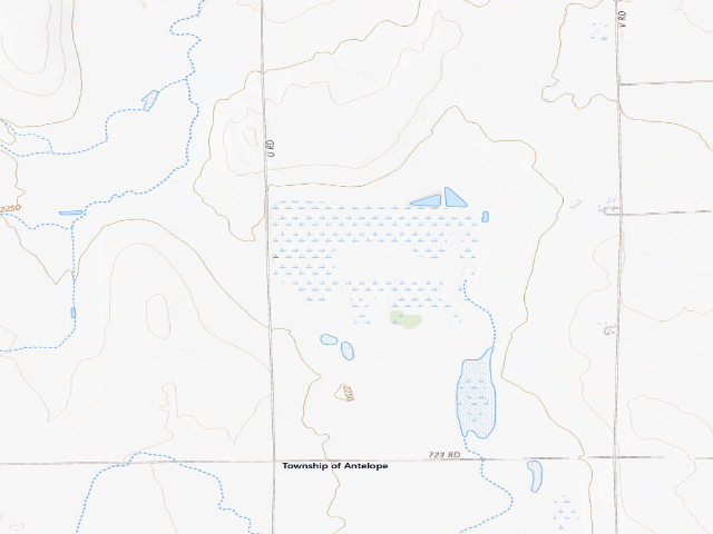 USGS topographic map of South Sacramento WMA