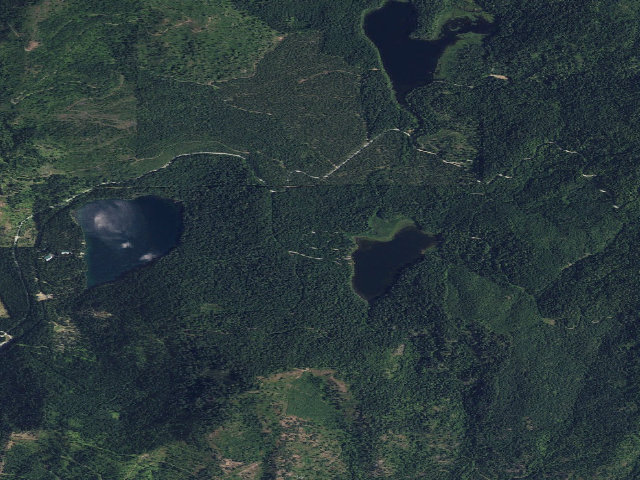 Aerial image of South Skookum Lake