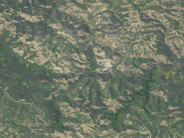 Aerial image of South Willow Creek Camp