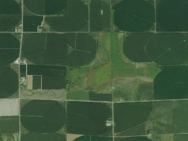 Aerial image of Southeast Sacramento WMA