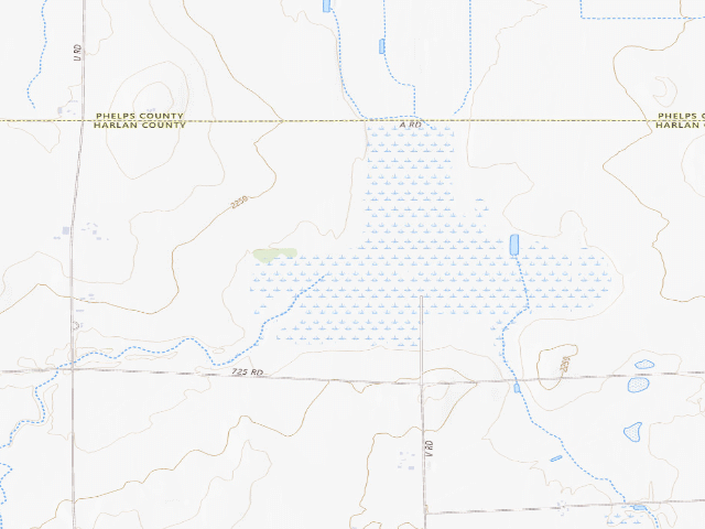 USGS topographic map of Southeast Sacramento WMA
