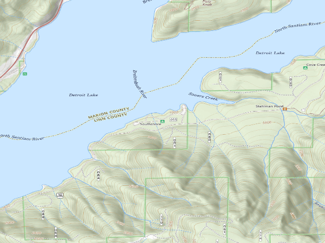 USGS topographic map of Southshore