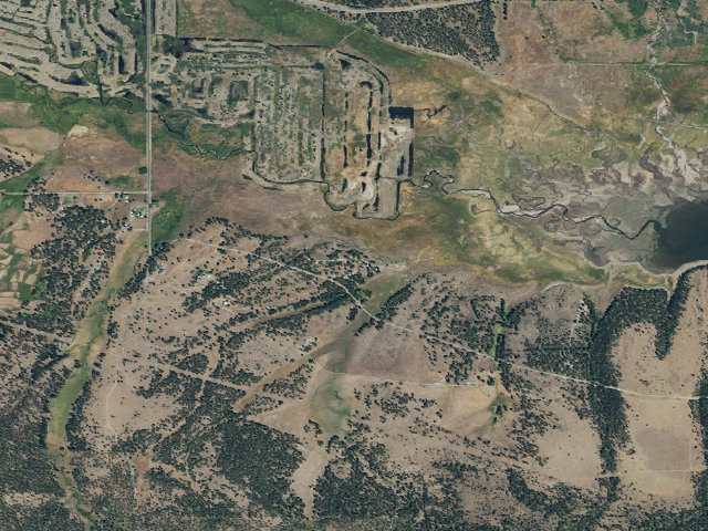 Aerial image of Southwest Shore Campground