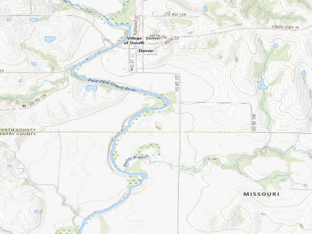 USGS topographic map of Sowards Ford Access