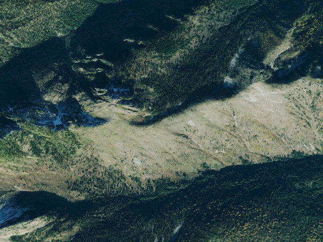 Aerial image of Spar Peak