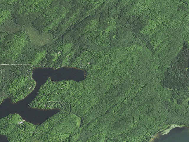 Aerial image of Spectacle Lake