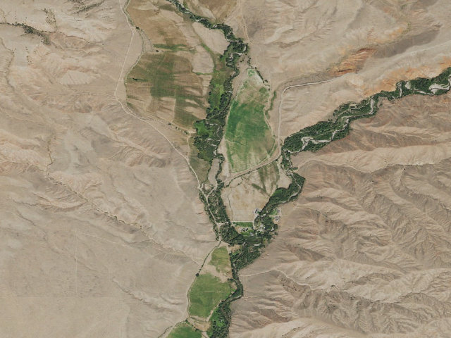 Aerial image of Spence & Moriarity WHMA — Thunderhead Campground