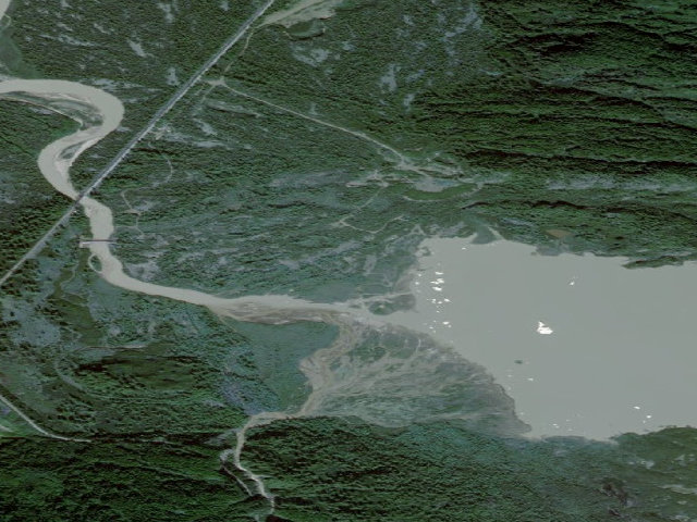 Aerial image of Spencer Glacier Group Cg