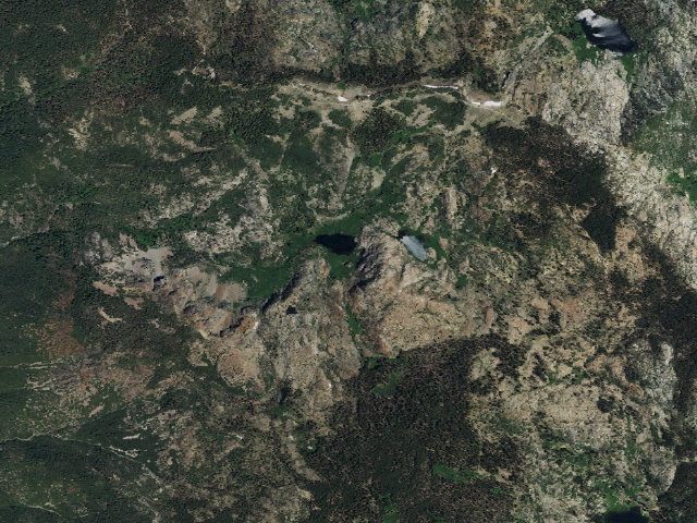 Aerial image of Spencer Lakes