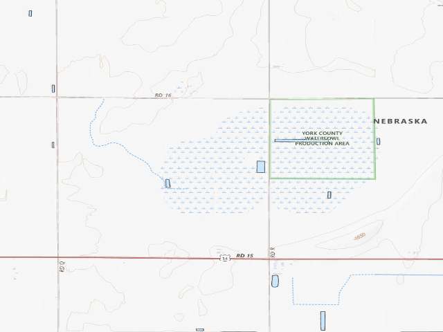 USGS topographic map of Spikerush WMA