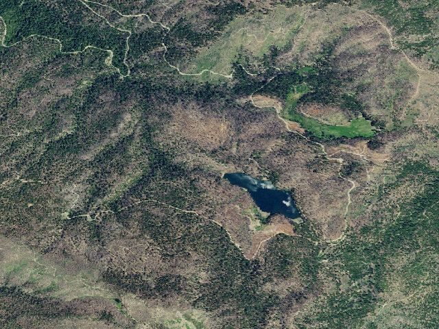 Aerial image of Spillway C.G. (Letts Lake)