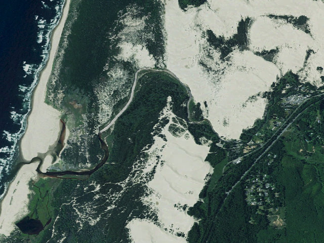 Aerial image of Spinreel Sand Camping site 58