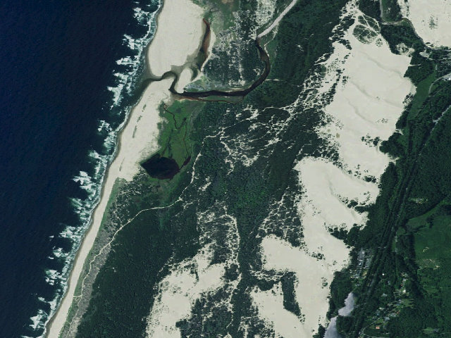 Aerial image of Spinreel Sand Camping site 63