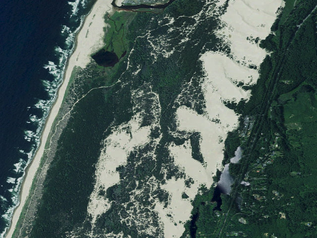 Aerial image of Spinreel Sand Camping site 65