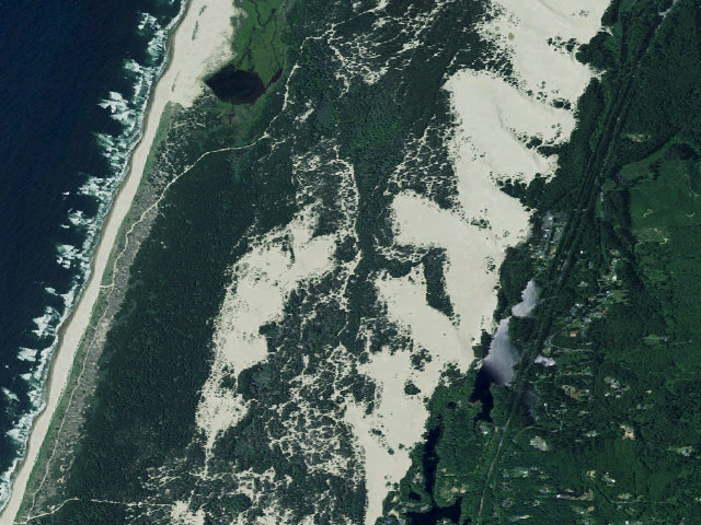 Aerial image of Spinreel Sand Camping site 67