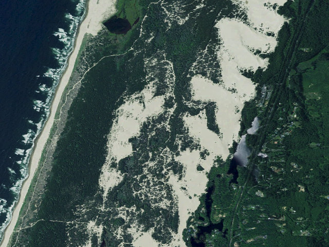 Aerial image of Spinreel Sand Camping site 68