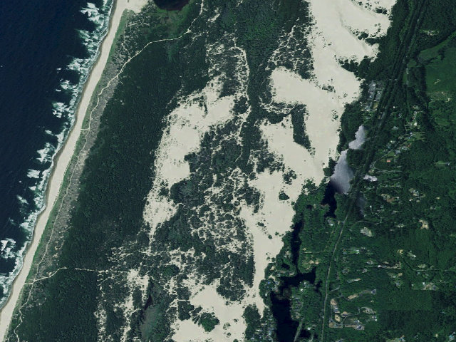 Aerial image of Spinreel Sand Camping site 70