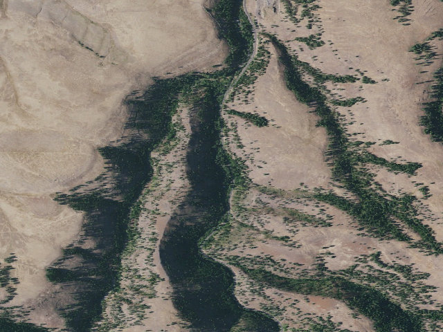 Aerial image of Spool Cart Campground