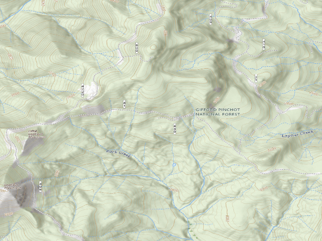 USGS topographic map of Spring Camp