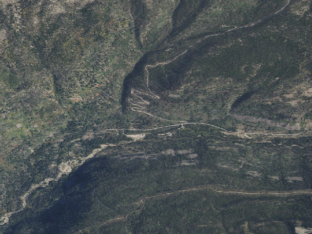 Aerial image of Spring Canyon Camp
