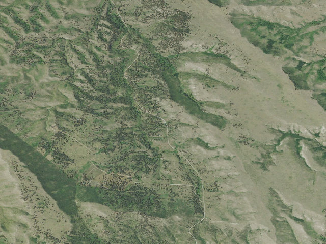 Aerial image of Spring Canyon-North