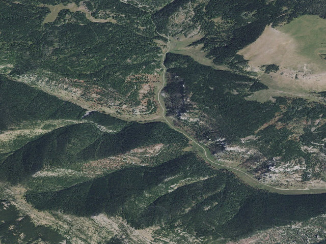 Aerial image of Spring Coulee Dispersed