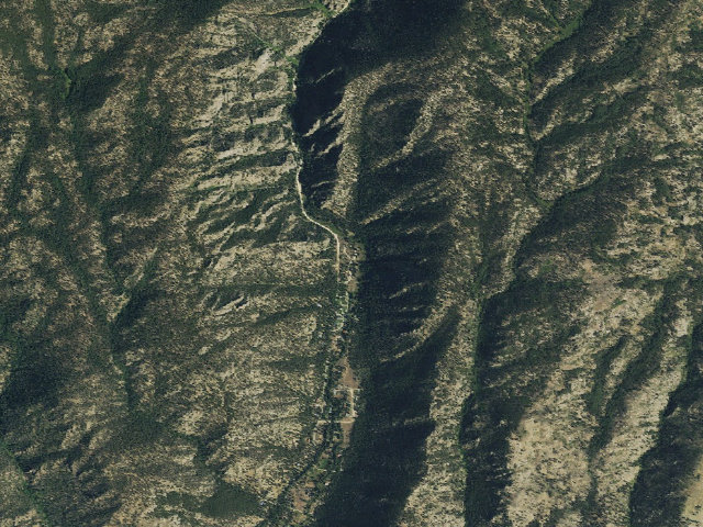 Aerial image of Spring Creek Campground