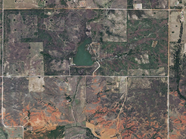 Aerial image of Spring Creek Campground