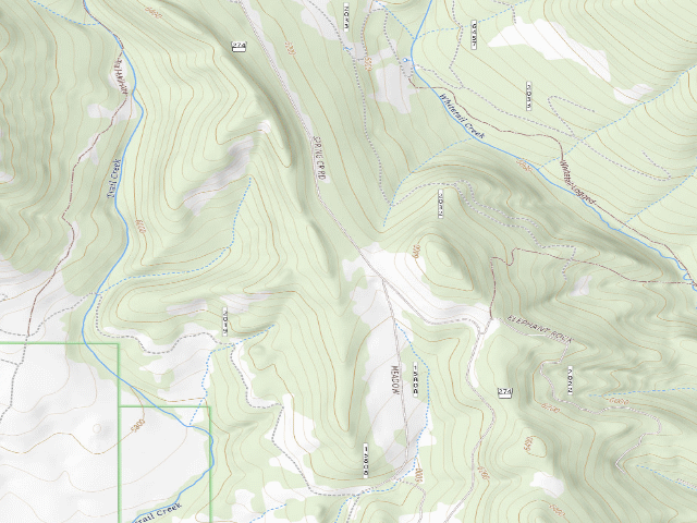 USGS topographic map of Spring Creek Rd 274-7