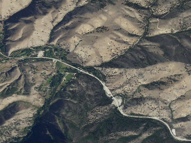 Aerial image of Spring Gulch Campground