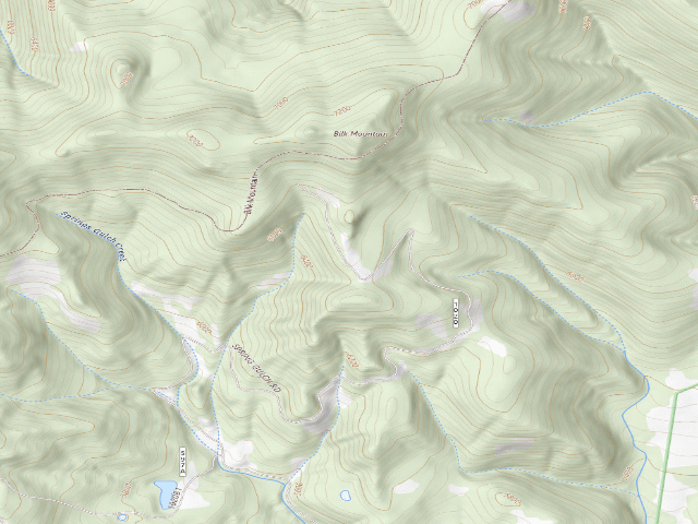 USGS topographic map of Spring Gulch Rd 1020 005