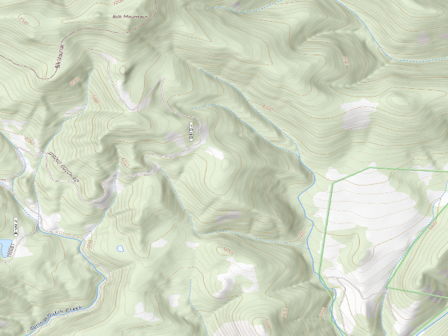 USGS topographic map of Spring Gulch Rd 1020 006A