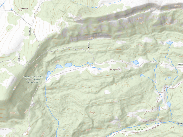 USGS topographic map of Spring Hill