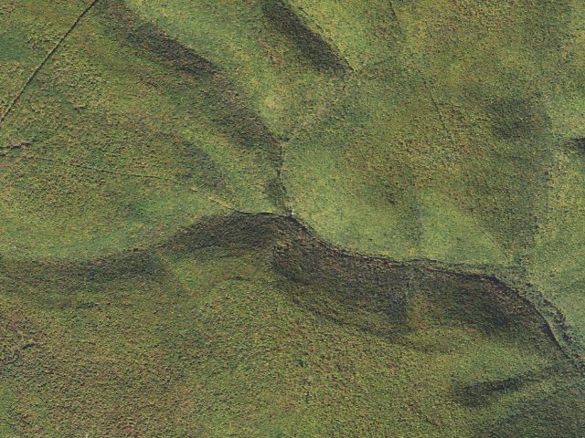 Aerial image of Sproul State Forest roadside campsite CR010